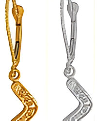 031 - Outback - Boomerang Dangle Earrings