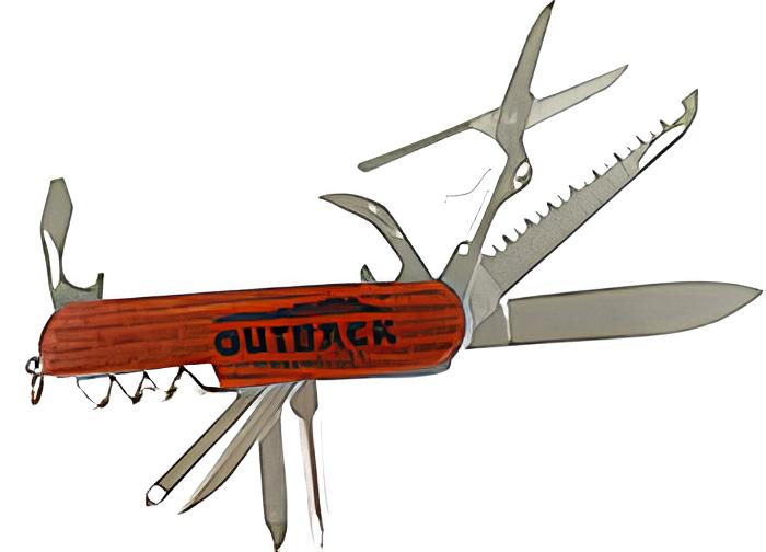 060N- Outback - Multipurpose Tool - Redwood