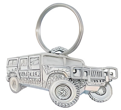 028S- Outback - Keychain - Hummer -Sterling Silver
