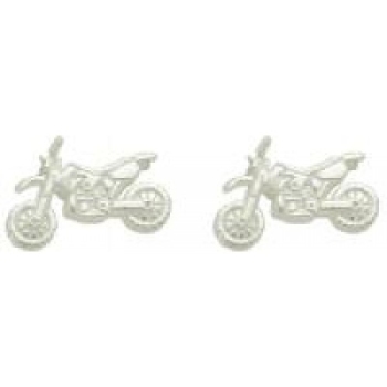 Motocross - Earrings - Gold Post - MX147