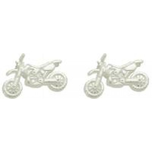 Motocross - Earrings - Gold Post - MX147
