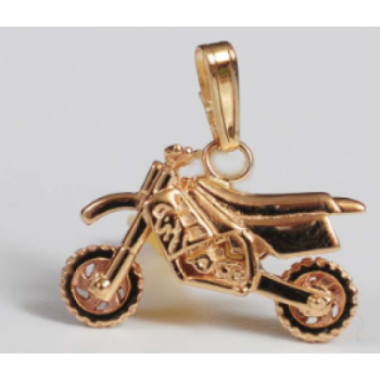 Motocross - Pendant - Pee Wee w/ Movable Parts - MX115-116